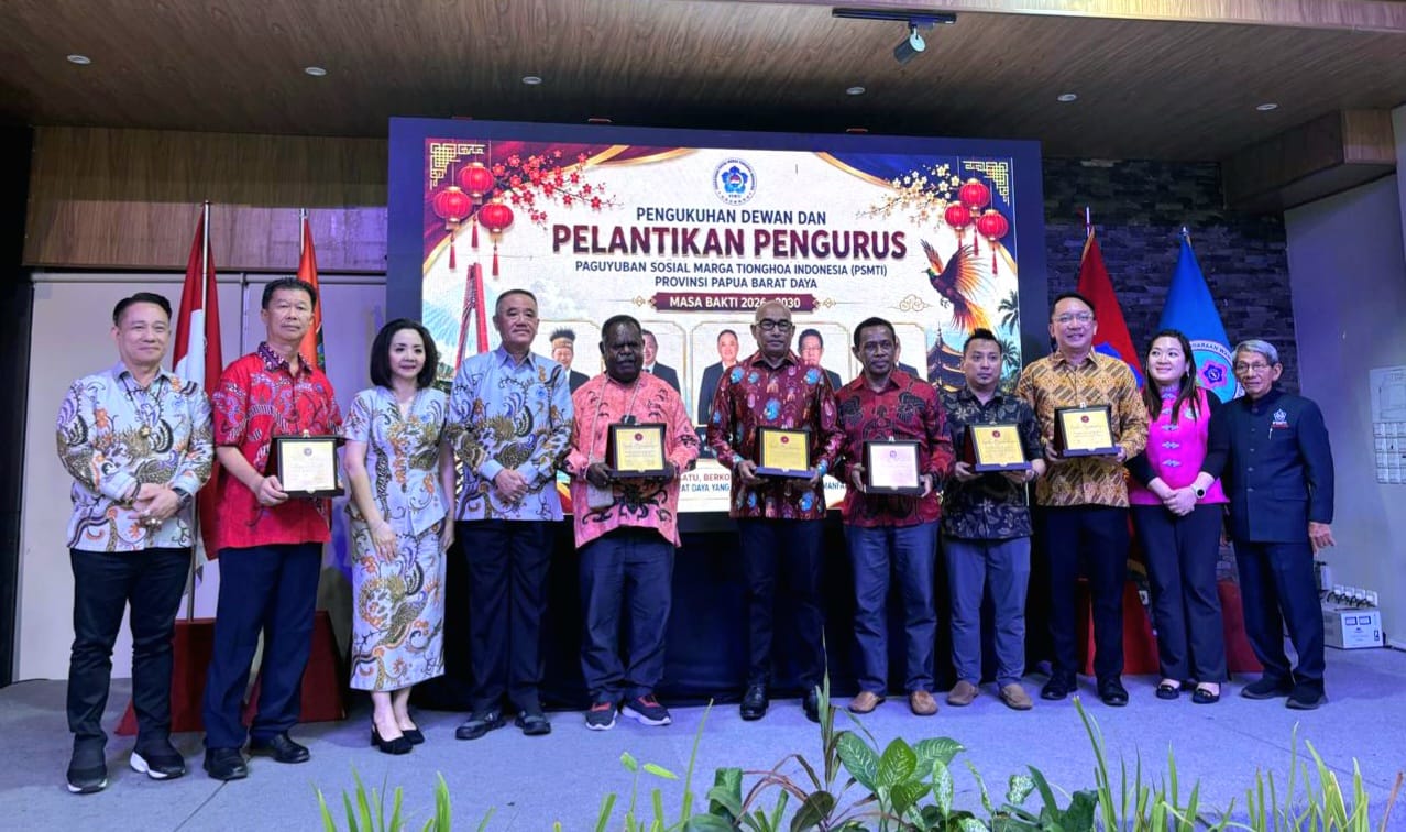 Kapolda Papua Barat Daya Hadiri Pelantikan Pengurus PSMTI, Perkuat Sinergi dan Toleransi