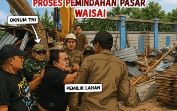 Dugaan Kekerasan Oknum TNI AD Dalam Penertiban Pasar Waisai Jadi Sorotan  ‎