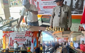 Lomba Catur HUT ke-81 RI di Kota Sorong Jadi Ajang Jaring Talenta Nasional