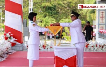Bupati Zulkarnain Pimpin Upacara HUT ke-81 RI di Maluku Tengah