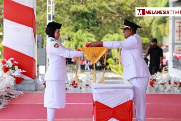 Bupati Zulkarnain Pimpin Upacara HUT ke-81 RI di Maluku Tengah