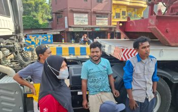 Mobil Trailer Putuskan Kabel Listrik, Pihak Menajemen PT. Wehuri Salahkan Kabel yang Melintas