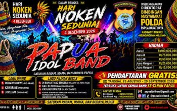 Papua Idol Band 2026 Digelar Sambut Hari Noken Sedunia, Total Hadiah Rp265 Juta