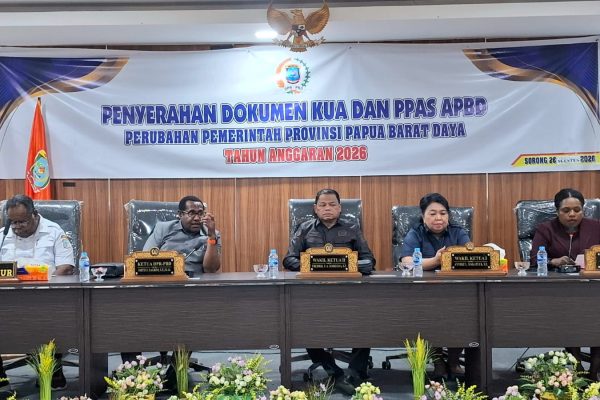 Ketua DPRP PBD Nilai Serapan APBD 2026 Sebesar 30% Masih Wajar