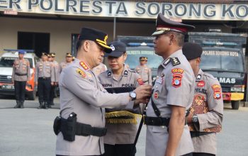 Pimpinan Baru, Semangat Baru: AKBP Gleen Rooi Molle Resmi Jabat Wakapolresta Sorong Kota