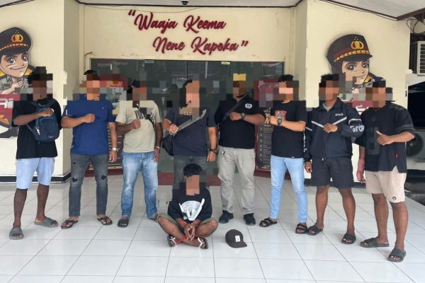 Tim Mangewang Polresta Sorong Kota Amankan Terduga Pelaku Penganiayaan Berat