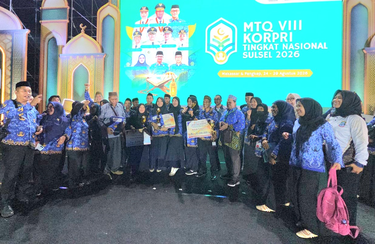 Harumkan Nama Papua Barat Daya, Syarah dan Abdul Rauf Raih Juara III MTQ KORPRI Tingkat Nasional