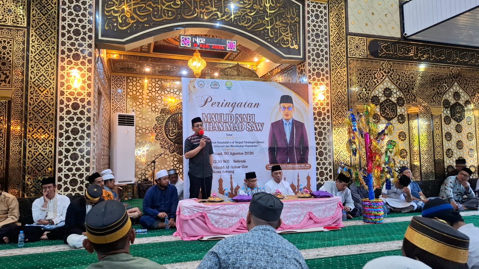 Gema Shalawat Warnai Maulid Nabi Muhammad SAW 1448H di Masjid Al-Azhar Sorong
