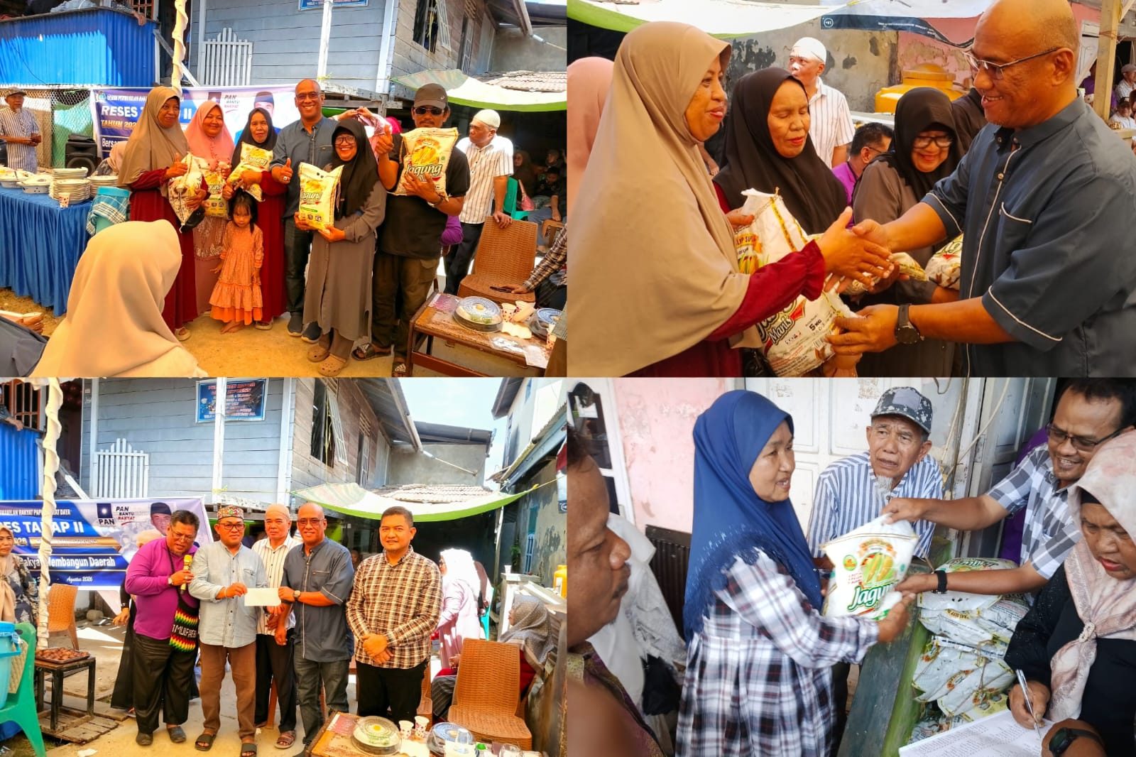 Reses Tahap II DPRP PBD, Sukriyadi Serap Aspirasi Serta Salurkan Bantuan Kepada Warga Kota Sorong