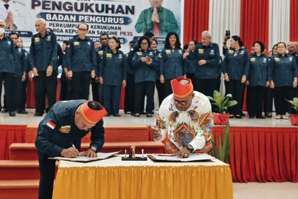 Wali Kota Septinus Lobat Dorong PK3S Jadi Pilar Persatuan dan Pelestari Budaya Sangihe