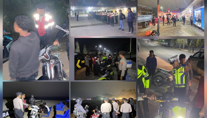 Patroli Malam Polres Raja Ampat Sasar Titik Rawan, Cegah Kriminalitas dan Aktivitas Anak di Jam Rawan