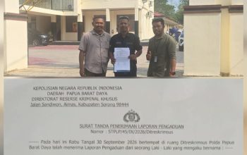 Diduga Ancam Wartawan, Kasatpol PP Raja Ampat Dilaporkan ke Ditreskrimsus Polda PBD