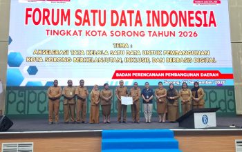 Forum Satu Data Indonesia Digelar, Pemkot Sorong Dorong Pengelolaan Data yang Akurat dan Terintegrasi
