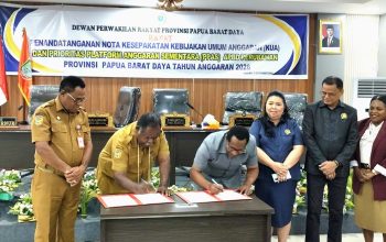 Banggar DPRP dan TAPD Sepakati KUA/PPAS Perubahan APBD PBD 2026