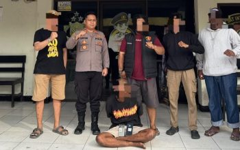 Tim Elang Polsek Sorong Barat Ringkus Terduga Begal, Parang dan Dua HP Diamankan