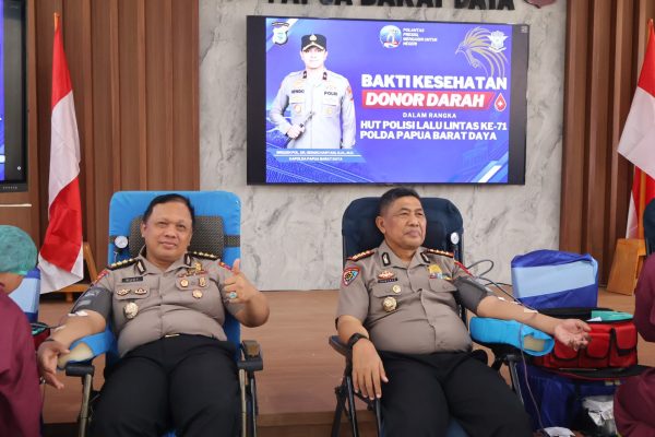 HUT Lantas ke-71, Polda PBD Gerakkan Aksi Donor Darah untuk Sesama