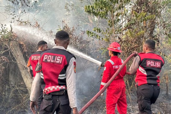 Satgas Preventif Bina Karuna Dofior 2026 Gerak Cepat Tangani Kebakaran di Klasaman