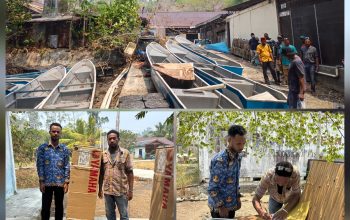 Pokir Muamar Khadafi Salurkan 7 Motor Tempel, Dorong Ekonomi Biru Raja Ampat