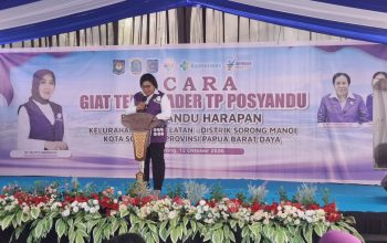 Jemima Lobat: Kota Sorong Miliki 118 Posyandu, Penguatan Kader Jadi Prioritas