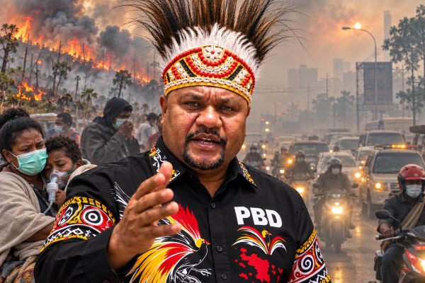 Kualitas Udara Sorong Memburuk, George Dedaida Desak Satgas Karhutla Bertindak Cepat