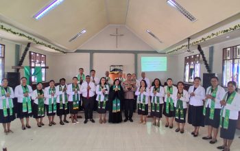 Lindungi Anak dari Bullying, Polresta Sorong Kota Sampaikan Pesan Penting di Gereja Kabanolo