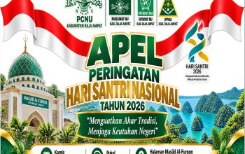 Hari Santri 2026, PCNU Raja Ampat Gaungkan Persatuan dan Keutuhan Negeri