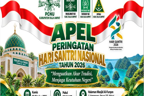 Hari Santri 2026, PCNU Raja Ampat Gaungkan Persatuan dan Keutuhan Negeri