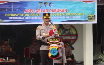 Polresta Sorong Kota Gelar Operasi Patuh Dofior 2026, Tekan Angka Kecelakaan Lalu Lintas