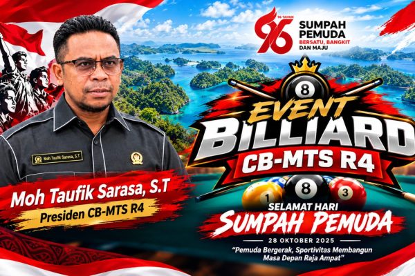 CB-MTS R4 Gelar Turnamen Biliar Meriahkan Sumpah Pemuda