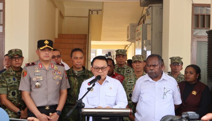 Kunjungi Polda PBD, Menko Polkam Tekankan Keamanan dan Kesejahteraan Harus Berjalan Seiring